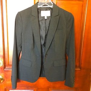 Banana Republic charcoal gray blazer 00P